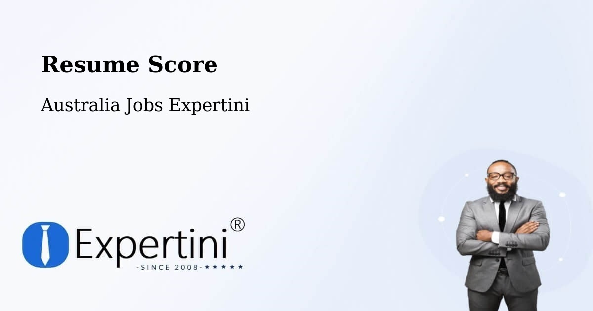 Resume Score & Job Description Match Tool – Redfern - Australia Jobs Expertini